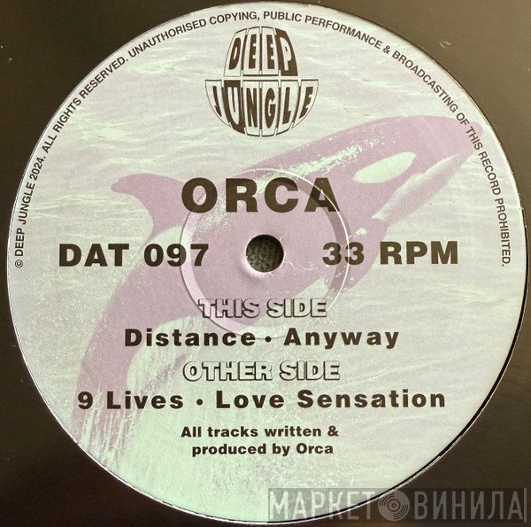 Orca - 9 Lives / Love Sensation / Distance / Anyway
