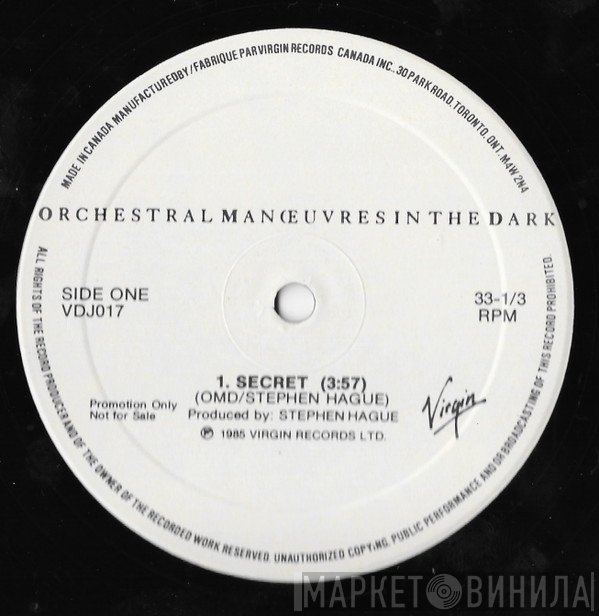 Orchestral Manoeuvres In The Dark  - Secret
