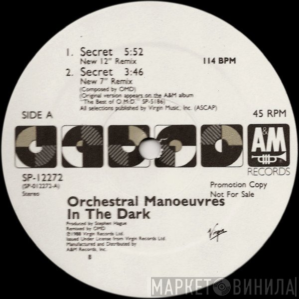 Orchestral Manoeuvres In The Dark  - Secret