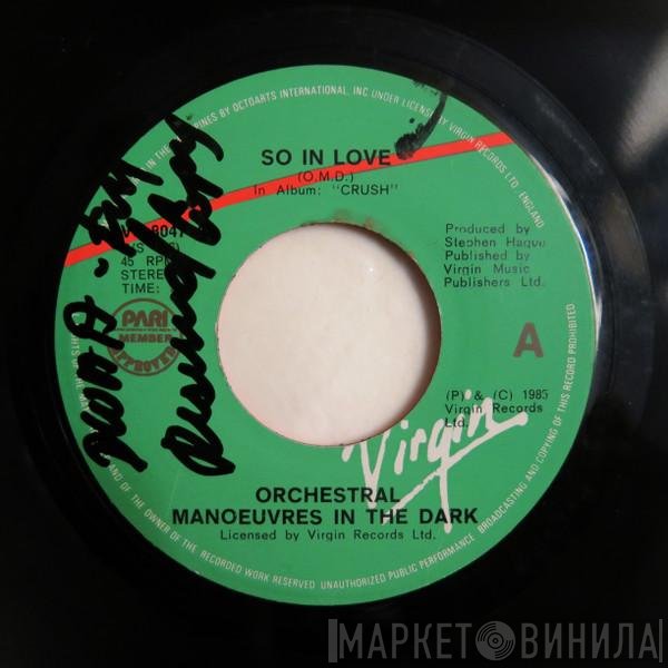 Orchestral Manoeuvres In The Dark  - So In Love