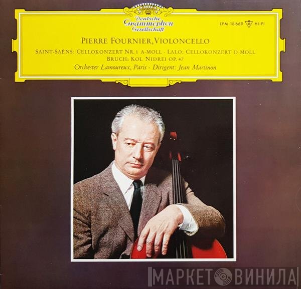 Orchestre Des Concerts Lamoureux, Camille Saint-Saëns, Jean Martinon, Pierre Fournier, Max Bruch, Édouard Lalo - Cello Concertos / Kol Nidrei