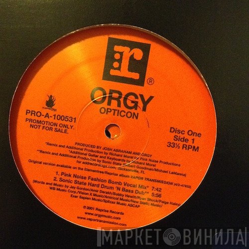 Orgy - Opticon