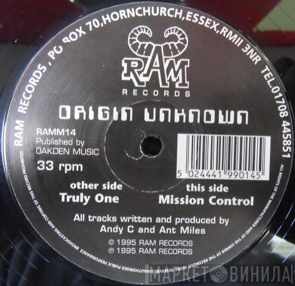 Origin Unknown  - Truly One / Mission Control