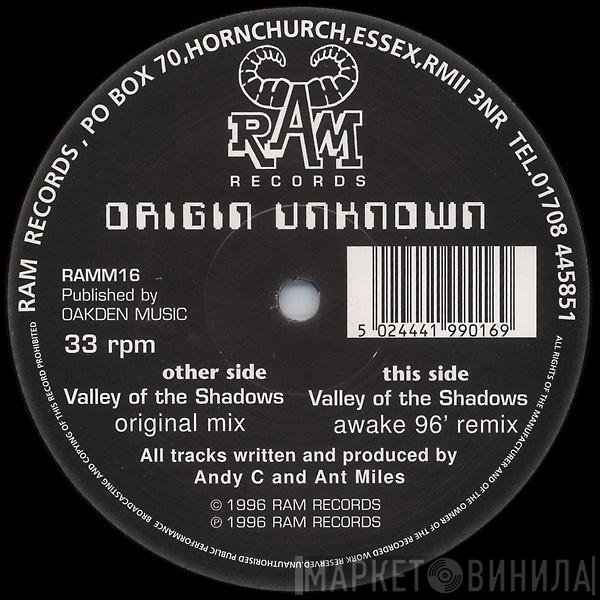 Origin Unknown  - Valley Of The Shadows