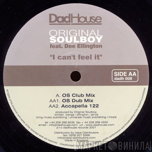 Original Soulboy - I Can't Feel It