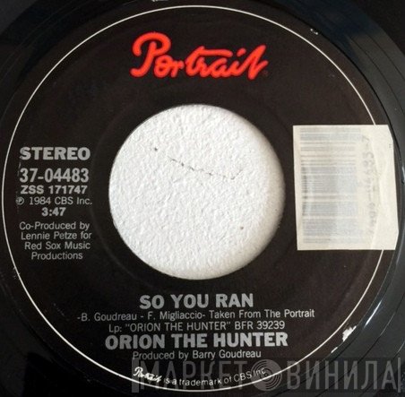 Orion The Hunter  - So You Ran