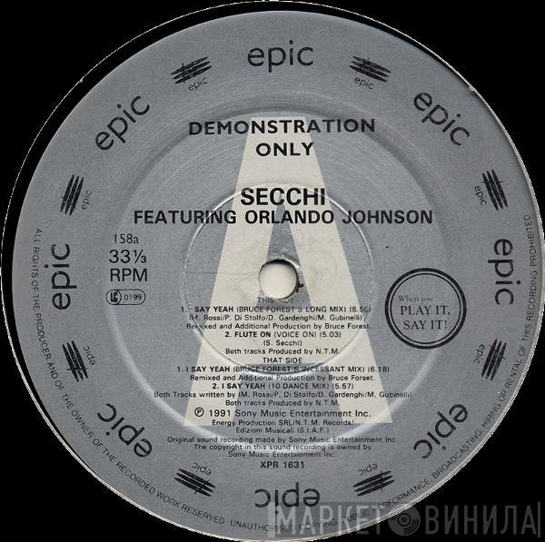 Orlando Johnson, Stefano Secchi - I Say Yeah