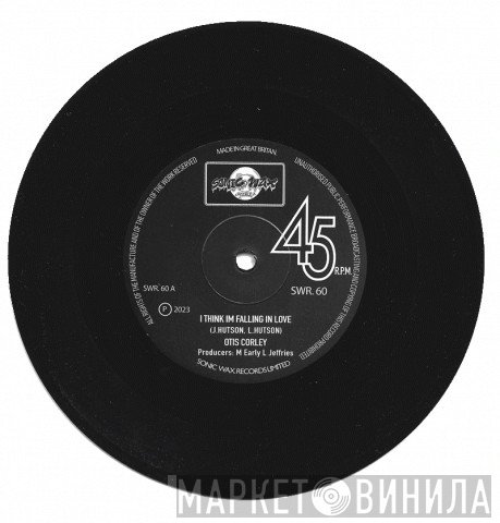 Otis Corley - I Think I'm Falling In Love