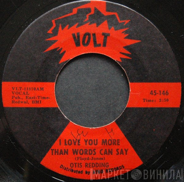 Otis Redding - I Love You More Than Words Can Say