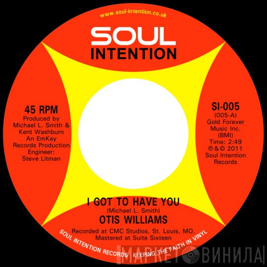 Otis Williams  - I Got To Have You