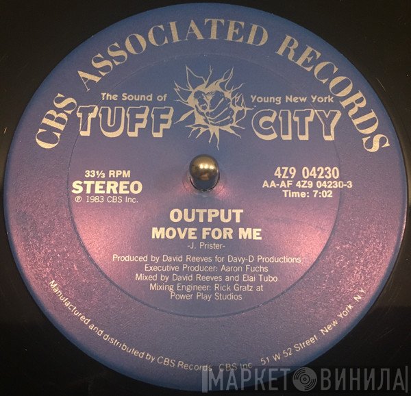 Output  - Move For Me