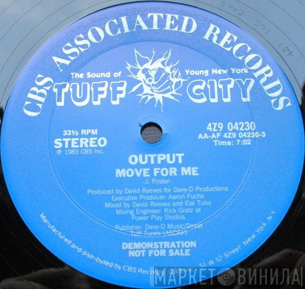 Output   - Move For Me