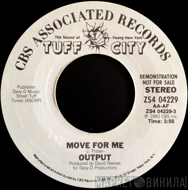 Output   - Move For Me