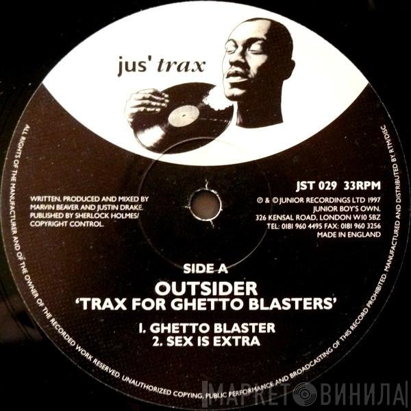 Outsider - Trax For Ghetto Blasters