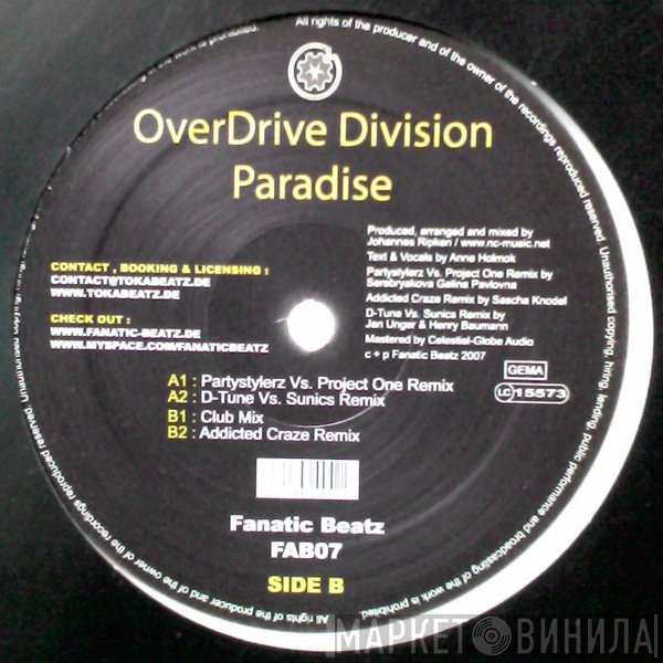 OverDrive Division  - Paradise