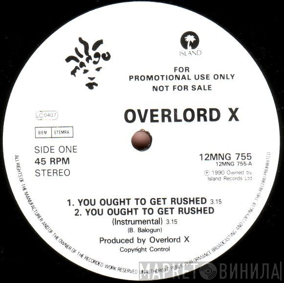 Overlord X - You Ought To Get Rushed