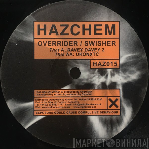 Overrider, Swisher - Ravey Davey 2 / Ukonxtc