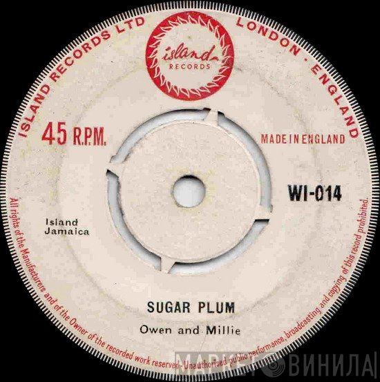 Owen Gray, Millie Small - Sugar Plum / Jezebel