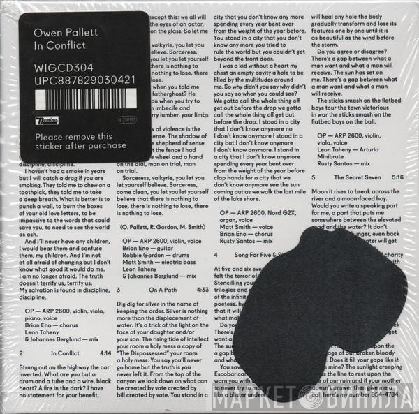 Owen Pallett  - In Conflict