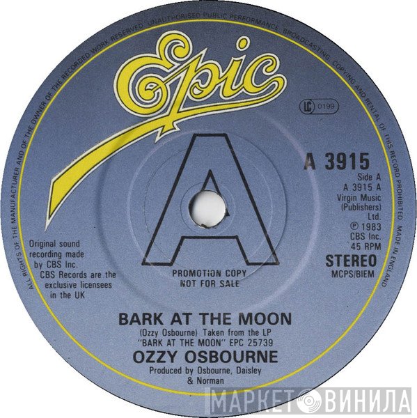 Ozzy Osbourne - Bark At The Moon
