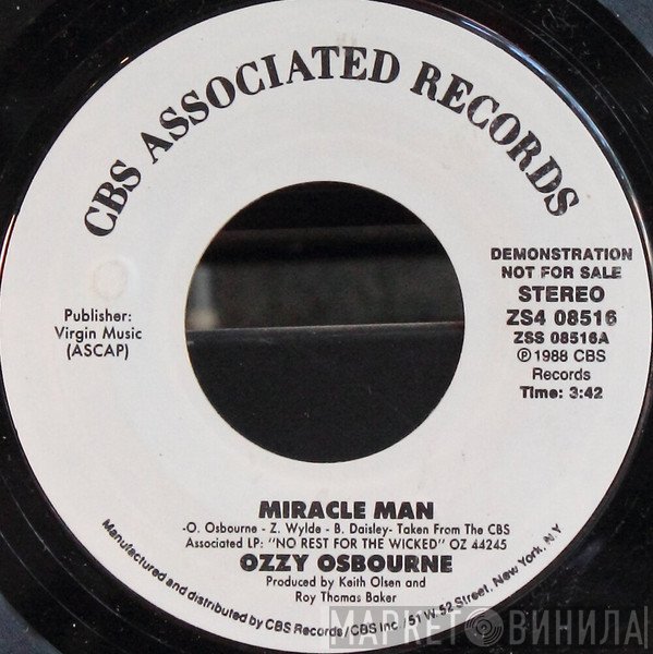 Ozzy Osbourne  - Miracle Man