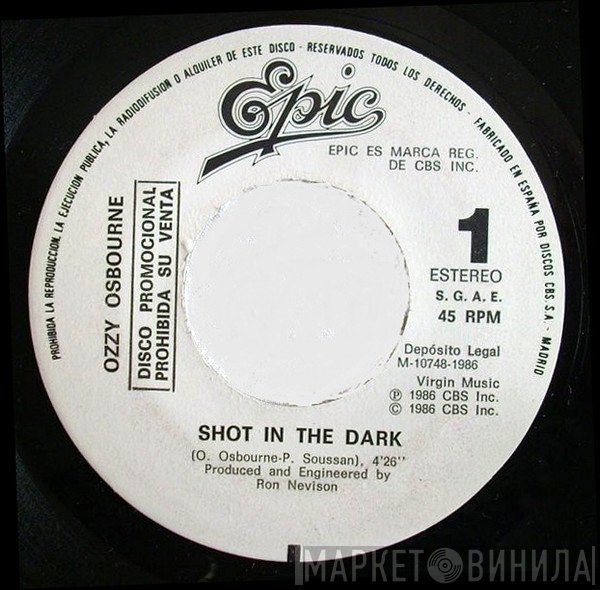 Ozzy Osbourne  - Shot In The Dark