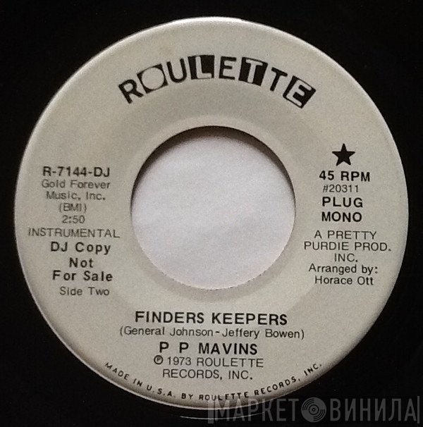P. P. Mavins - Finders Keepers