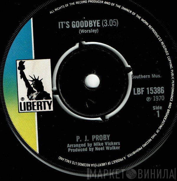 P.J. Proby  - It's Goodbye
