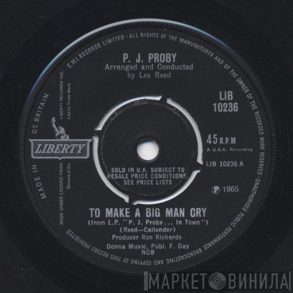 P.J. Proby - To Make A Big Man Cry