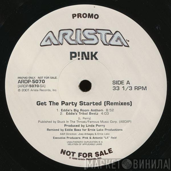 P!NK - Get The Party Started (Remixes)