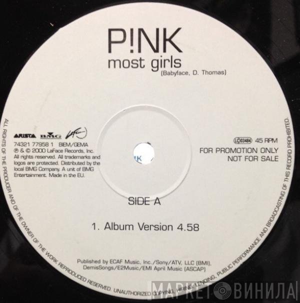 P!NK - Most Girls