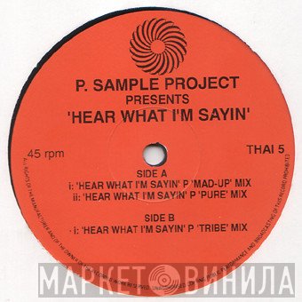 P. Sample Project - Hear What I'm Sayin'