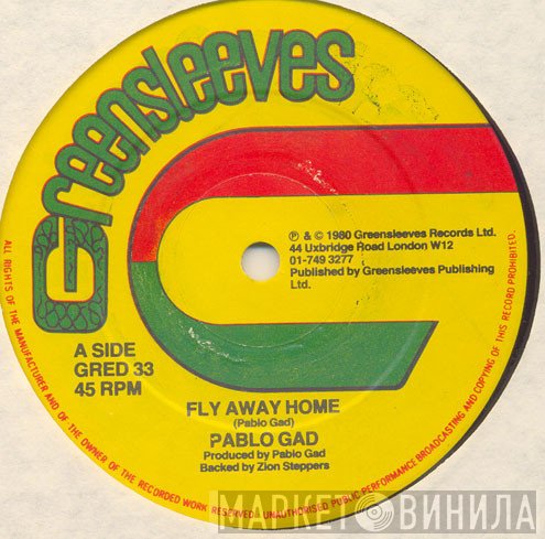 Pablo Gad - Fly Away Home
