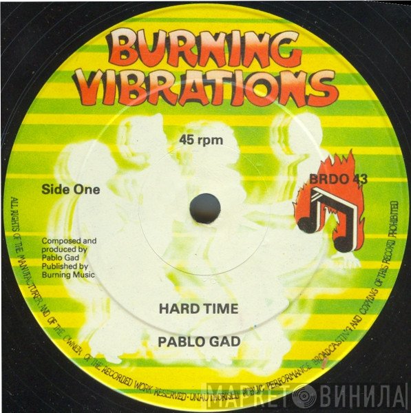 Pablo Gad - Hard Time / Lighter Shade Of Black