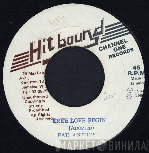 Pad Anthony - True Love Begin