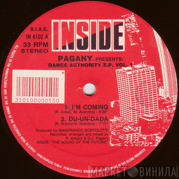 Pagany - Dance Authority E.P Vol. 1