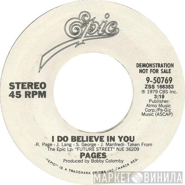 Pages   - I Do Believe In You