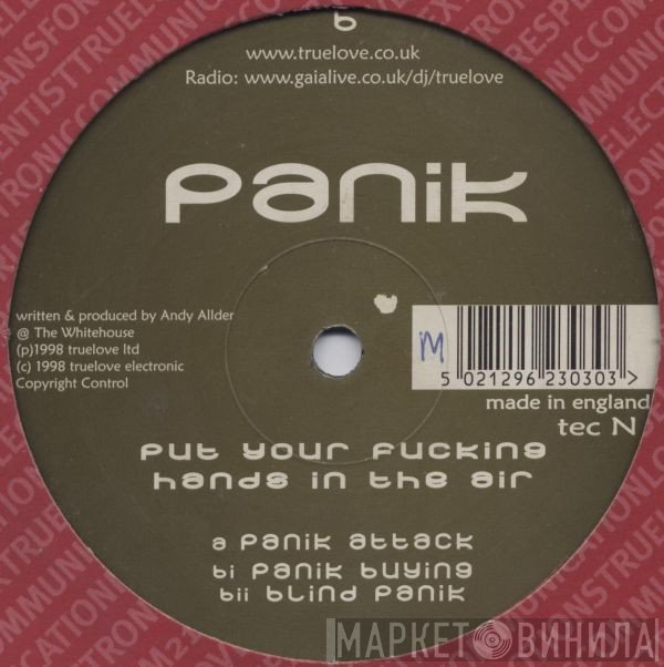 Panik - Put Your Fucking Hands In The Air