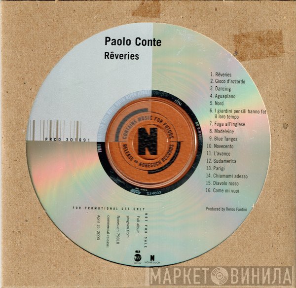 Paolo Conte  - Rêveries