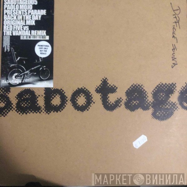 Paolo Mojo Presents Parade   - Back In The Day