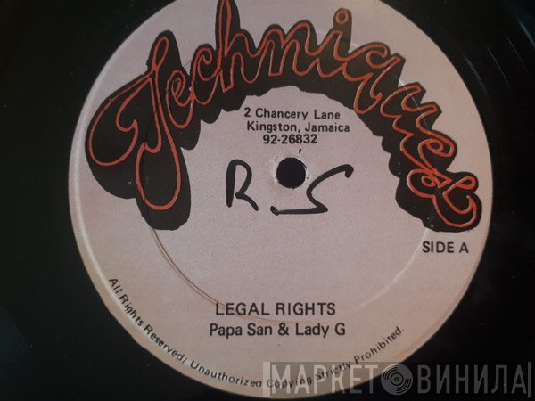 Papa San & Lady G  - Legal Rights