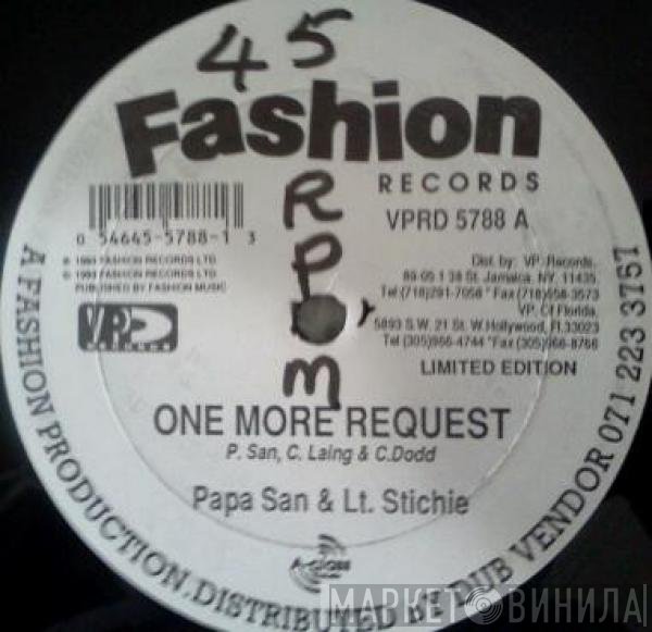 Papa San & Lieutenant Stitchie / Frankie Sly  - One More Request / Watch Dem Man