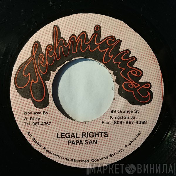 Papa San  - Legal Rights