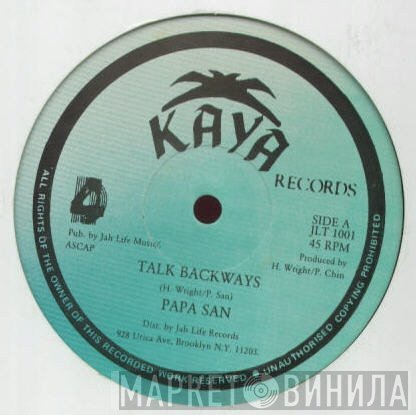 Papa San - Talk Backways