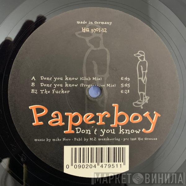 Paperboy  - Don't You Know
