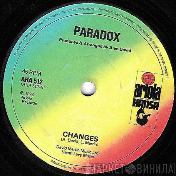 Paradox  - Changes