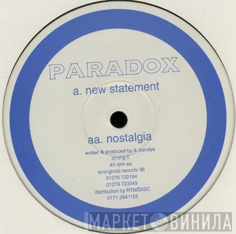Paradox - New Statement / Nostalgia