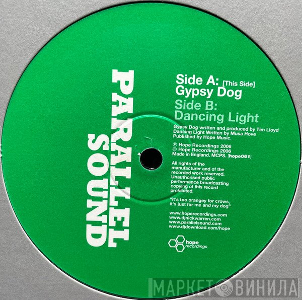 Parallel Sound  - Gypsy Dog / Dancing Light