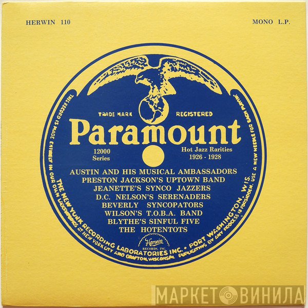  - Paramount Hot Jazz Rarities 1926-1928