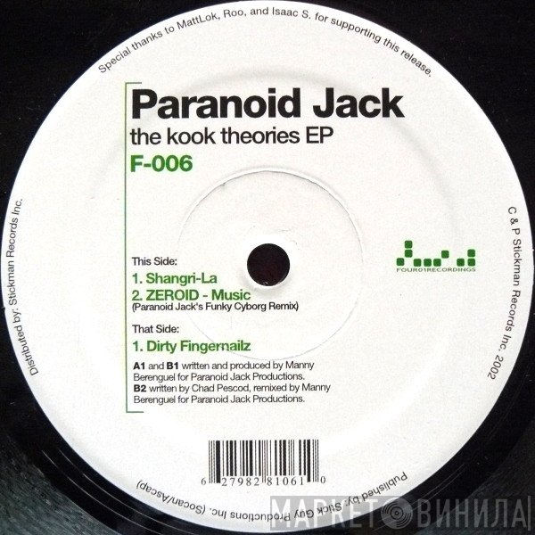Paranoid Jack - The Kook Theories EP
